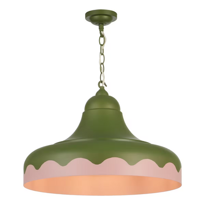 Scallop Two-Tone Pendant