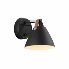 Strap 15 Wall Light with Leather Detail