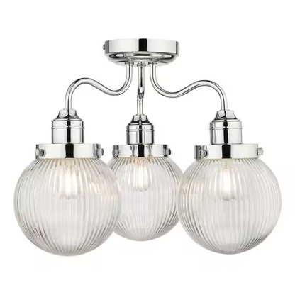 Tamara 3-Light Bathroom Semi Flush