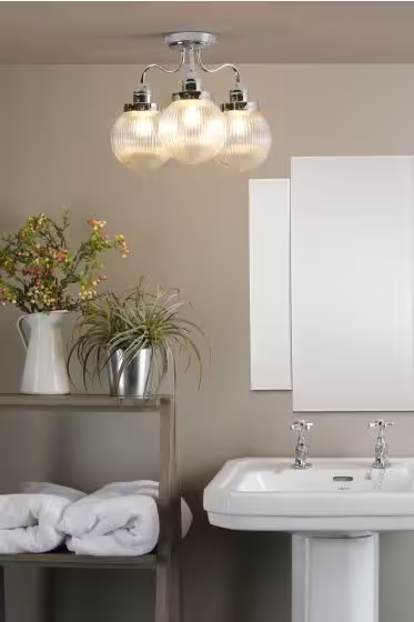 Tamara 3-Light Bathroom Semi Flush
