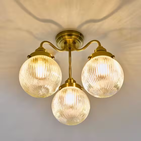 Tamara 3-Light Bathroom Semi Flush