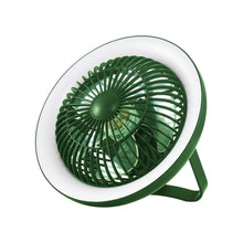 Turbo Rechargeable Desk Fan With LED Lamp