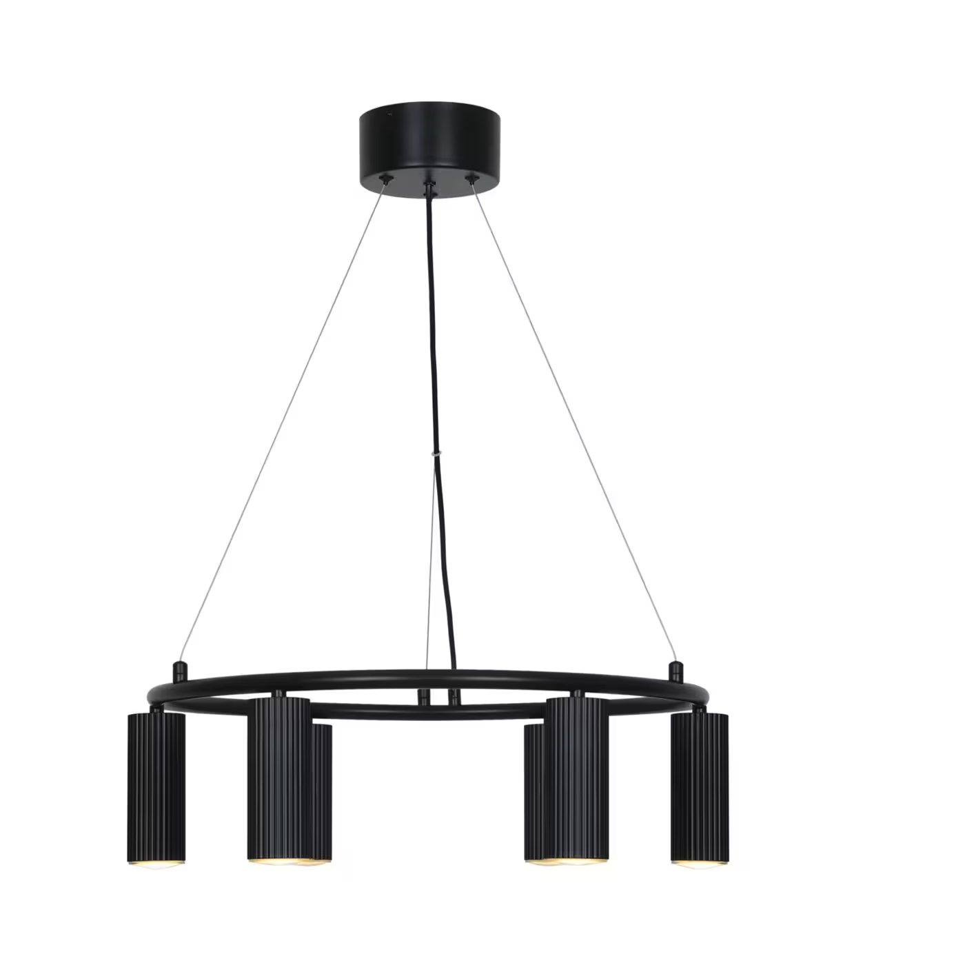 Vico Chandelier Pendant in Black
