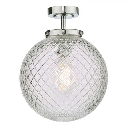 Dar Wayne Semi Flush Ceiling Light