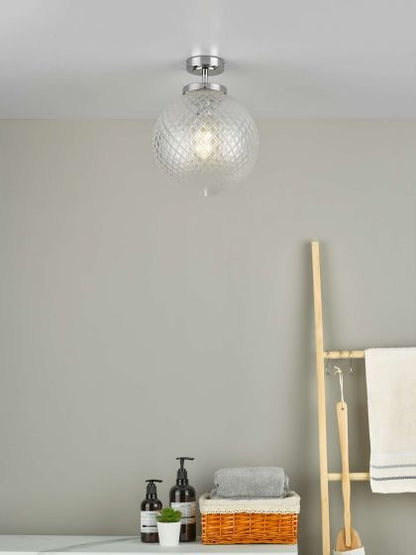 Dar Wayne Semi Flush Ceiling Light
