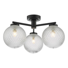 Dar Wayne 3-Light Semi-Flush Ceiling Light