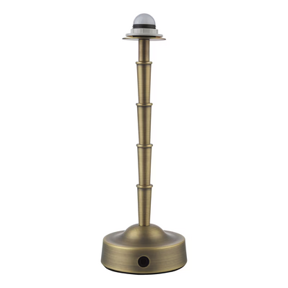 Wyman Rechargeable Table Lamp in Matt Antique Brass