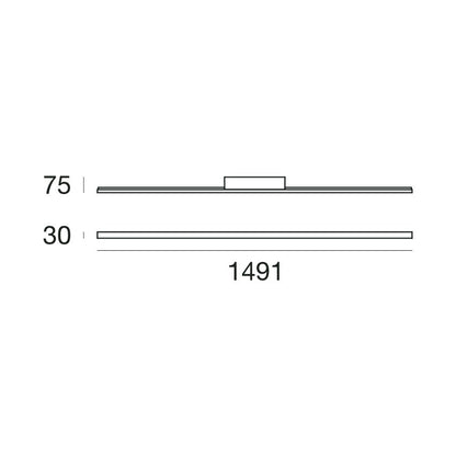 Stilnovo Xilema Linear Wall Light