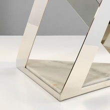 Aegeus 1-Light Table Lamp in Polished Nickel with Silver Shade
