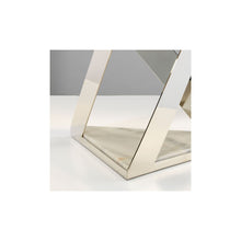 Aegeus 1-Light Table Lamp in Polished Nickel with Silver Shade