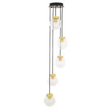 Agusta 5-Light Cascade Globe Pendant