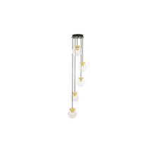 Agusta 5-Light Cascade Globe Pendant