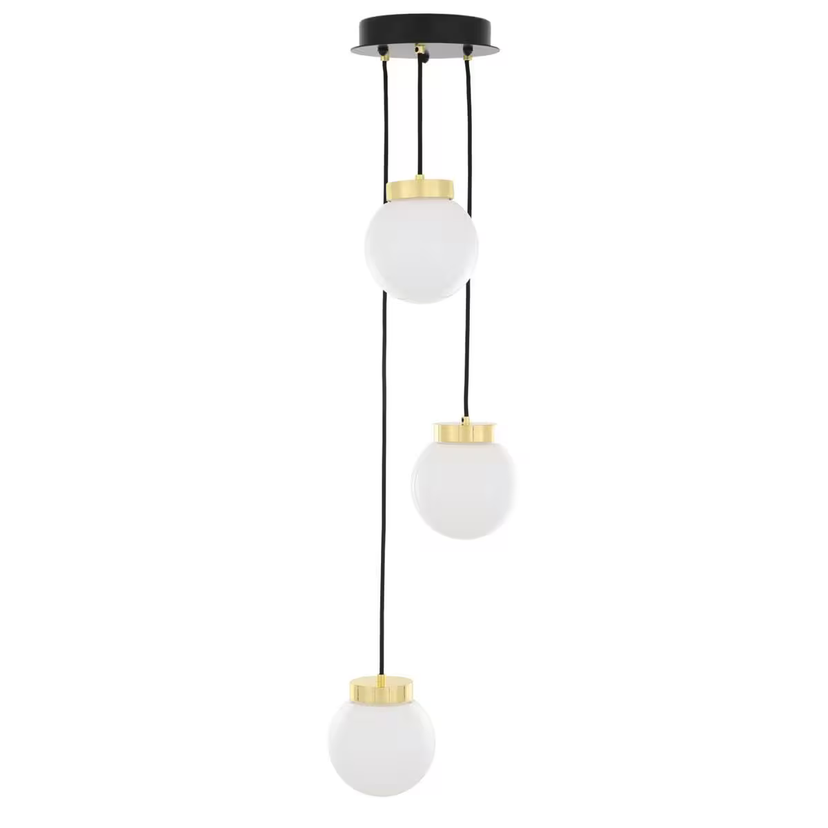 Agusta 3-Light Cascade Globe Pendant