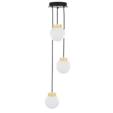 Agusta 3-Light Cascade Globe Pendant