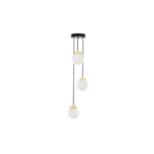 Agusta 3-Light Cascade Globe Pendant