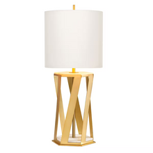 Apollo 1-Light Table Lamp in Brushed Brass