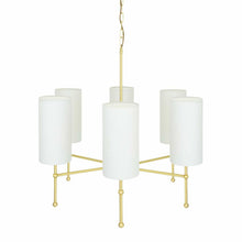 Arizona 6-Arm Modern Brass Chandelier
