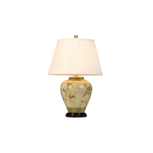 Arum 1-Light Table Lamp  Aged Brass with Cream Shade