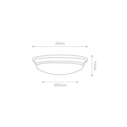 Brompton 1-Light Flush Mount