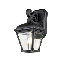 Bayview 1-Light Wall Lantern in Black