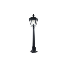 Bayview 1-Light Medium Pillar Lantern in Black
