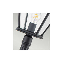 Bayview 1-Light Medium Pillar Lantern in Black
