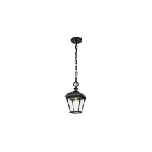 Bayview 1-Light Medium Chain Lantern in Black