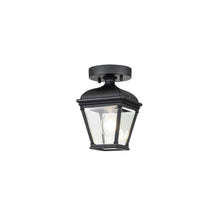 Bayview 1-Light Porch Lantern in Black