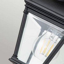 Bayview 1-Light Porch Lantern in Black