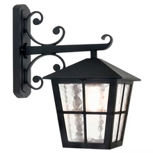 Canterbury 1-Light Wall Down Lantern in Black