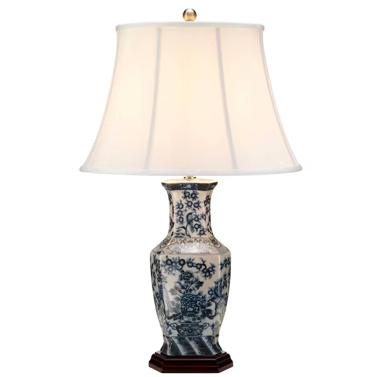 Blue Hex 1-Light Table Lamp