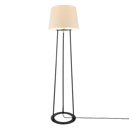 Borris Three-legged Floor Lamp in Matt Black