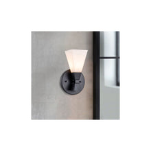 Bowtie 1lt Wall Light in Matt Black