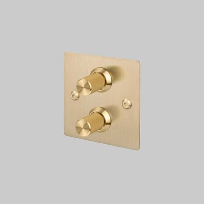Buster and Punch 120W Two-Gang Rotary Dimmer