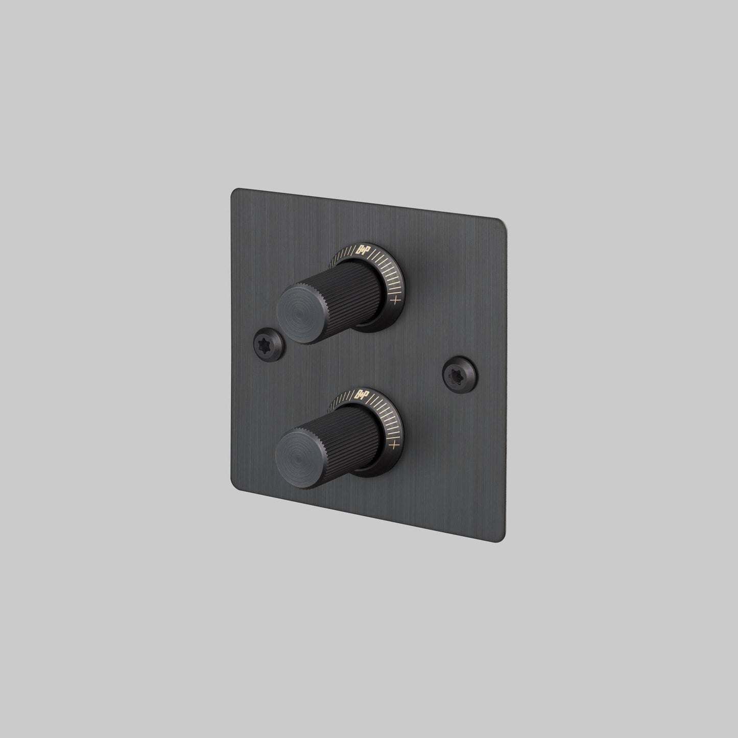 Buster and Punch 120W Two-Gang Rotary Dimmer