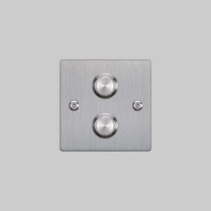 Buster and Punch 120W Two-Gang Rotary Dimmer