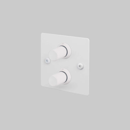Buster and Punch 120W Two-Gang Rotary Dimmer