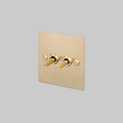 Buster and Punch Dual-Gang Toggle Switch