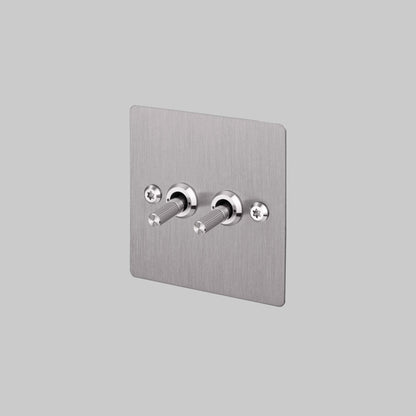 Buster and Punch Dual-Gang Toggle Switch