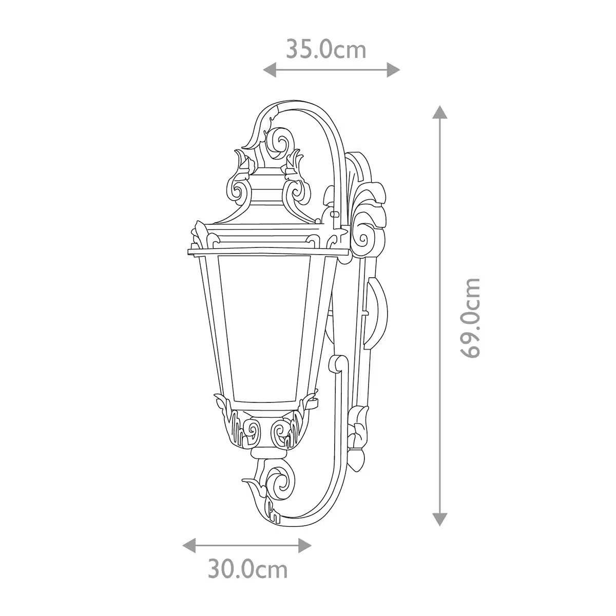 Baltimore 1-Light Wall Lantern