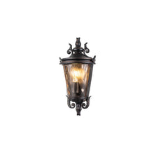 Baltimore 1-Light Medium Half Lantern in Weathered Bronze