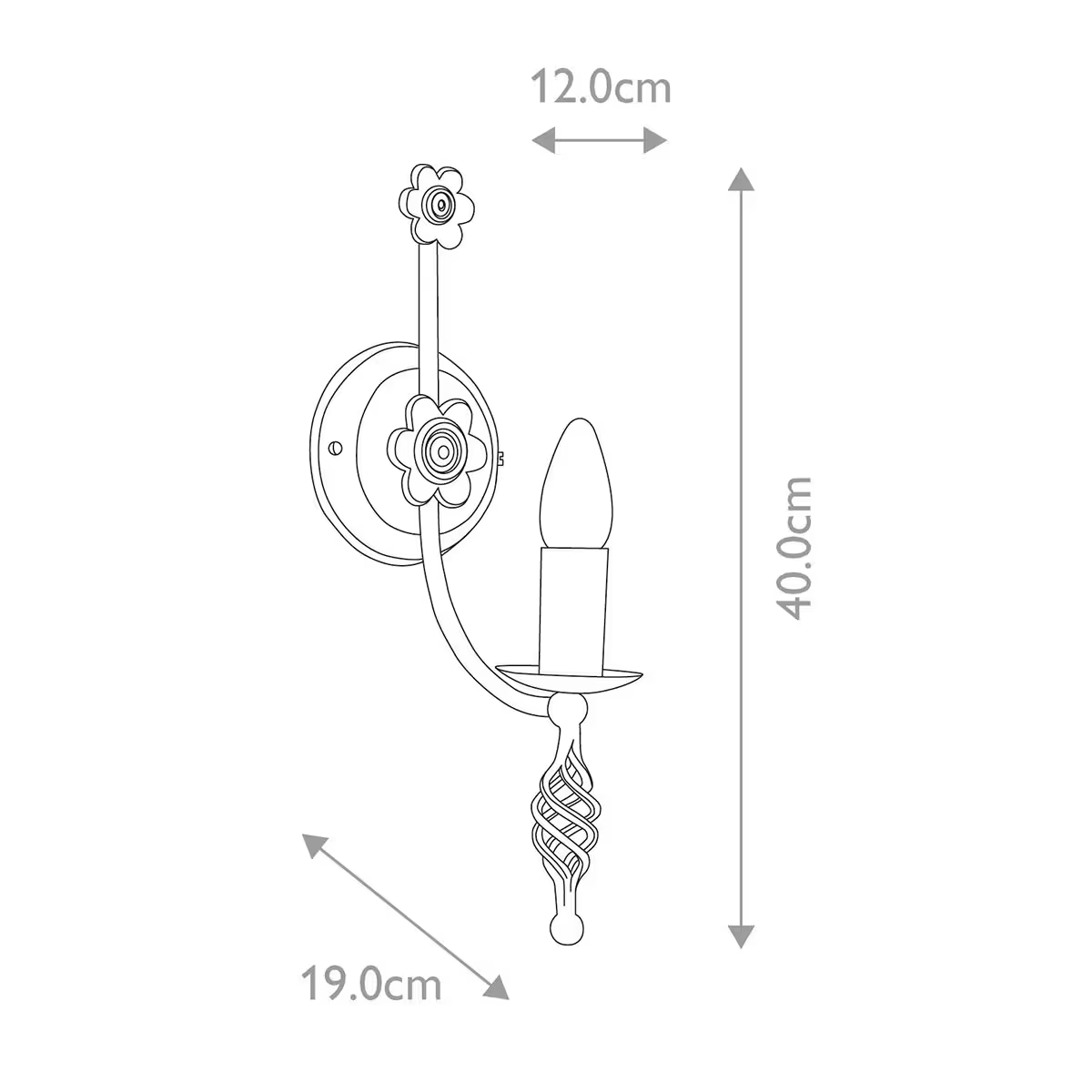 Belfry 1-Light Wall Light