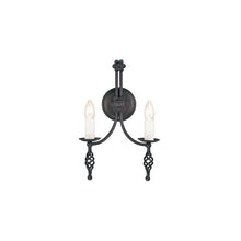 Belfry 2-Light Wall Light in Black
