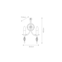 Belfry 2-Light Wall Light in Black