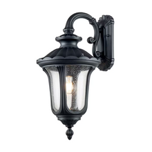 Chicago 1-Light Wall Lantern in Textured Black