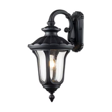 Chicago 1-Light Wall Lantern in Textured Black