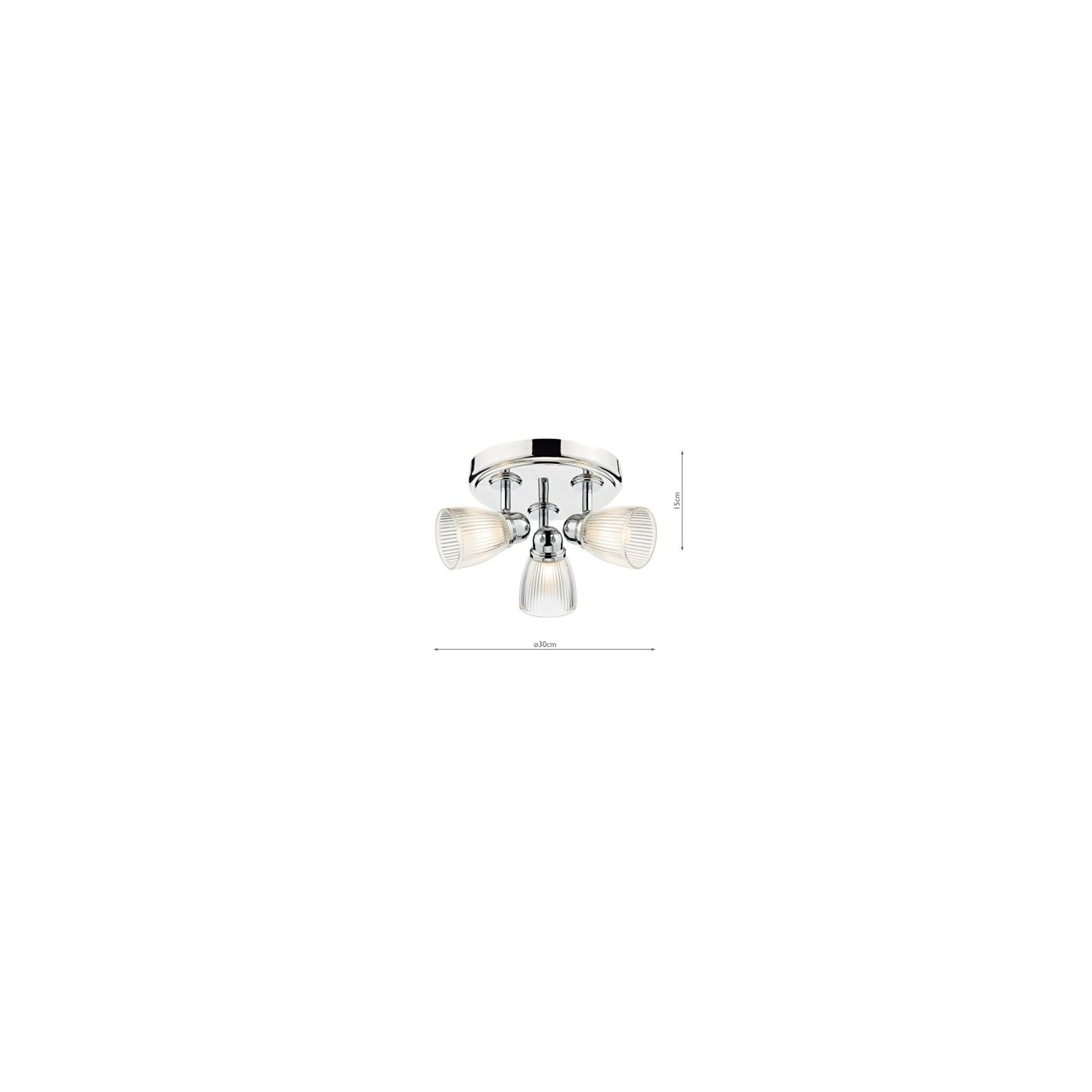 Cedric 3-Light Bathroom Spotlight