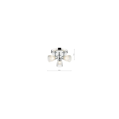 Cedric 3-Light Bathroom Spotlight