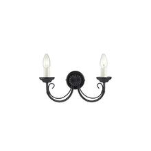 Chartwell 2-Light Wall Light in Black