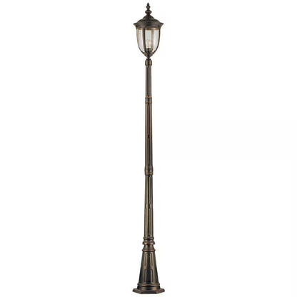 Cleveland 1-Light Single Head Lamp Post in Weathered Bronze